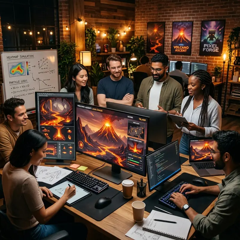Vesuvio Slots Game Design Team Studio